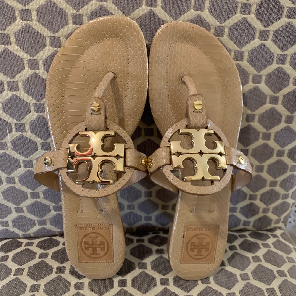 Tory Burch Tan Miller Sandal